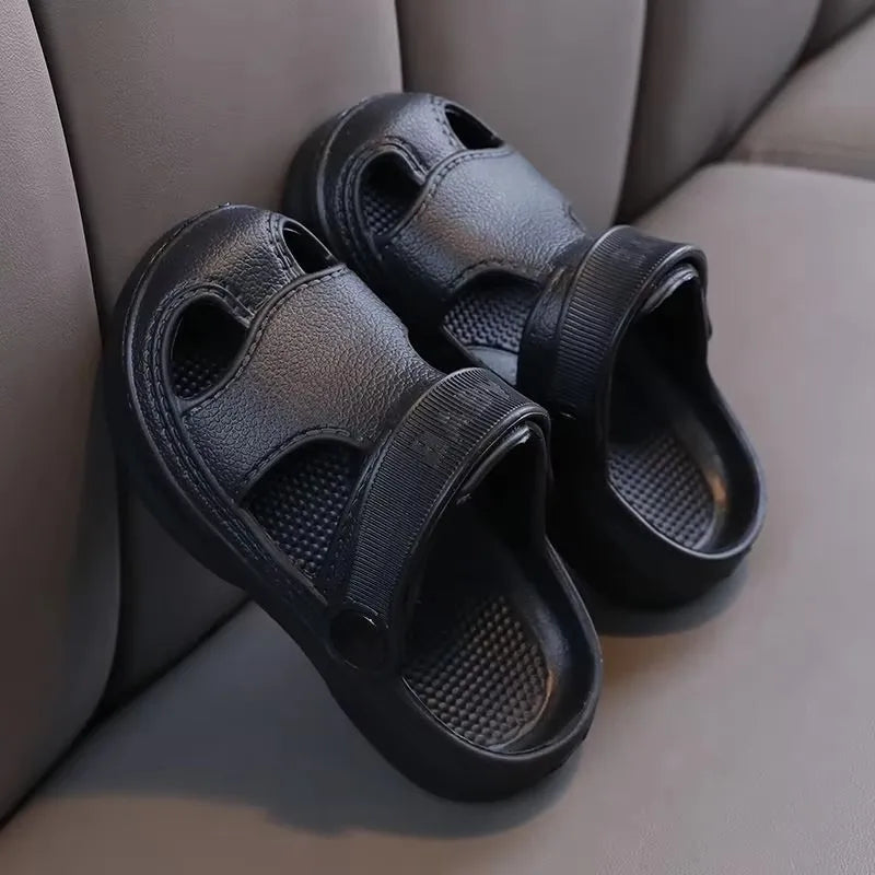 Summer New Baby Hole Shoes 2021 Children Nice Non -Slip Soft Floor Old Boys Girl Beach Sandals 1 -5 Years