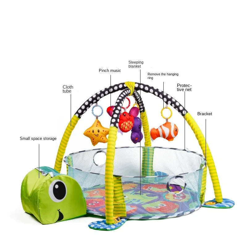 Portable Large Baby Gym Play Mat Development Baby Multifunctional Capet Play Baby Gym Mat Fitness Frame Crawling Blanket