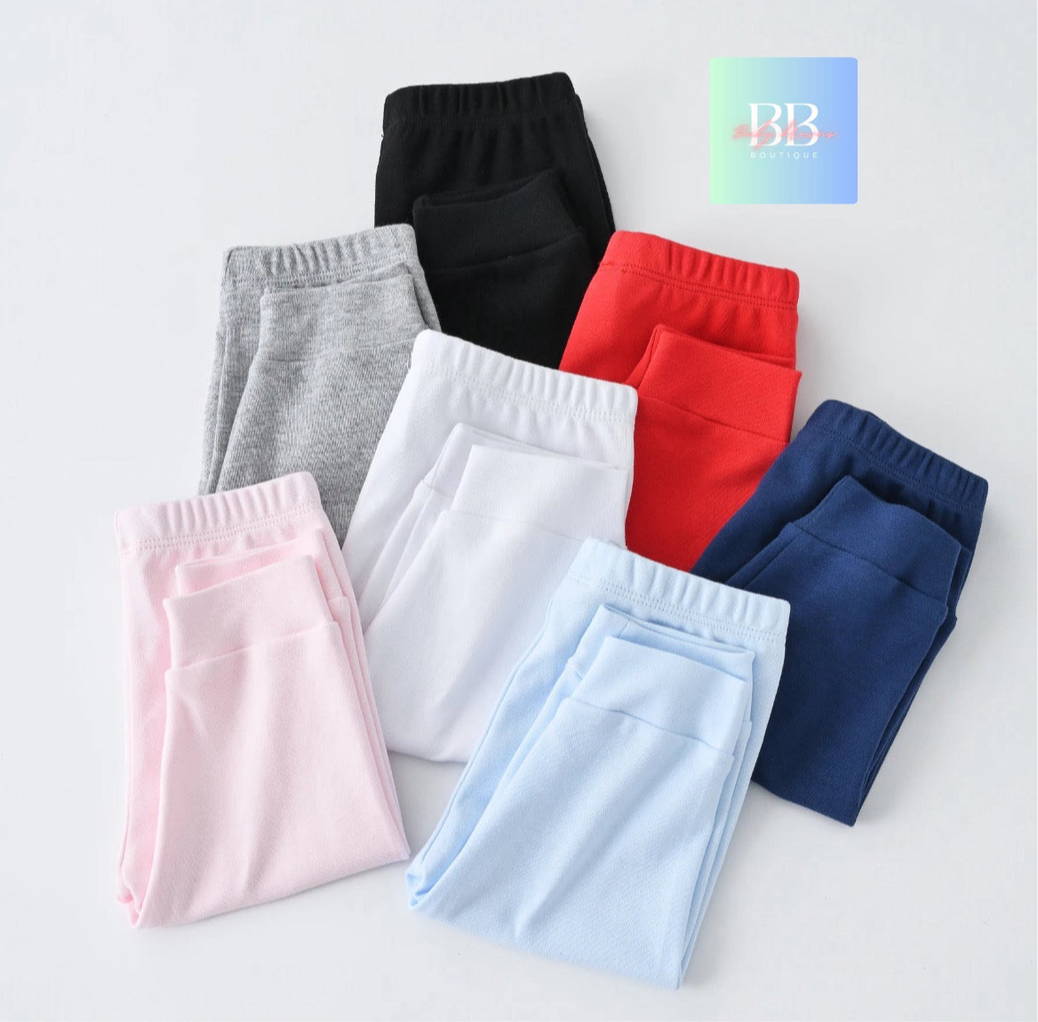 Baby/Toddler Cotton Casual Tracksuit Pants. 7 colours, 0-24M.