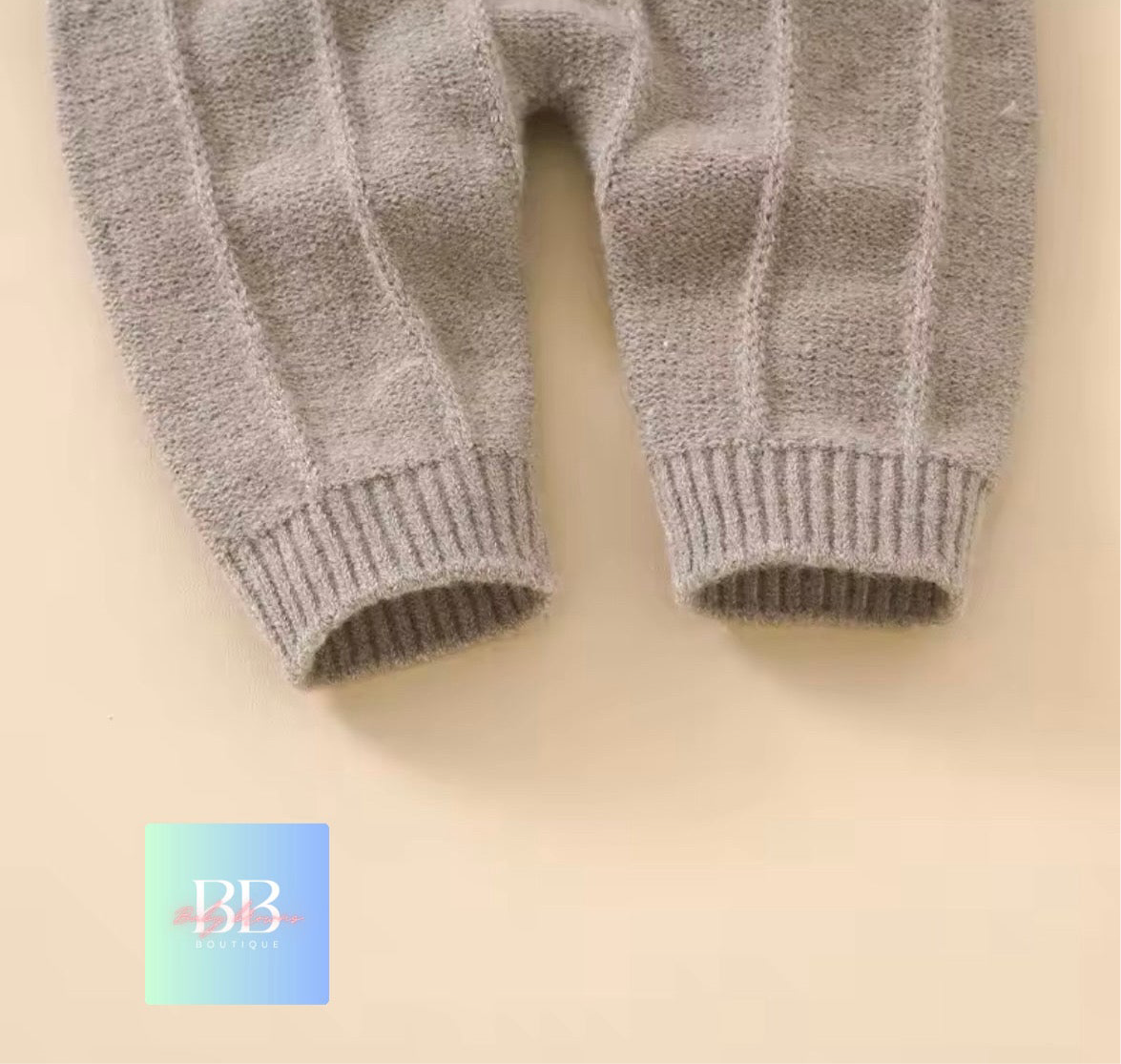 Baby/Toddler Knitted Romper & Matching Hat. 3 Colour, 3-18M