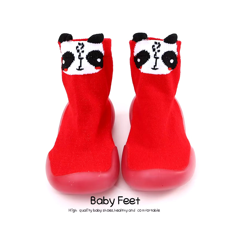 Baby Socks Shoes Infant Cute Cartoon Kids Boy Shoes Soft Rubber Sole Child Floor Sneaker Bebe Booties Toddler Girls First Walker