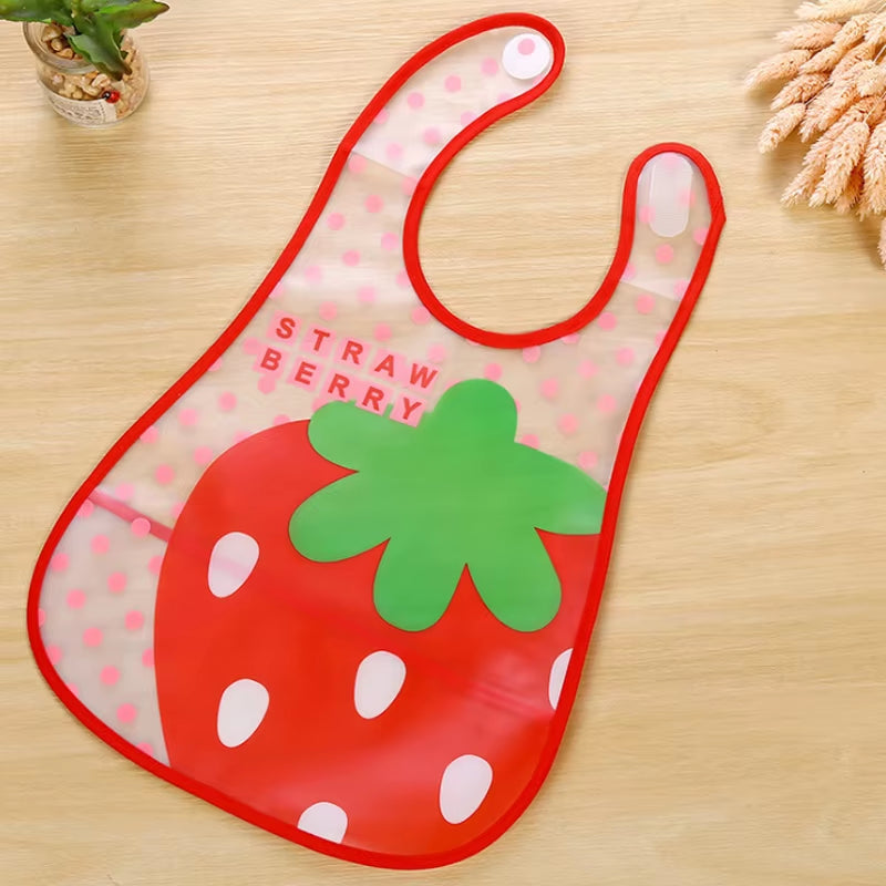 3 Pcs/Lot Waterproof Baby Bibs for Infant Toddler Boys Girls Sleeveless Feeding Apron Cartoon Animals Child Kids Bib