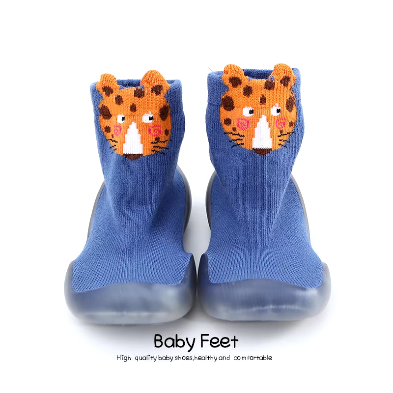 Baby Socks Shoes Infant Cute Cartoon Kids Boy Shoes Soft Rubber Sole Child Floor Sneaker Bebe Booties Toddler Girls First Walker