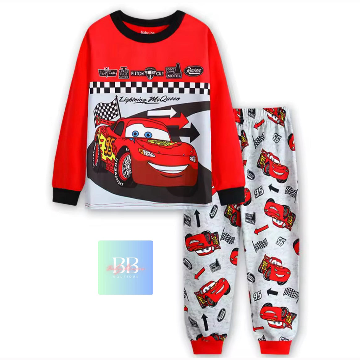 Kids, Boys Car Cartoon Character Pyjama Sets Sleepwear. 11 variants, 1-7Y.