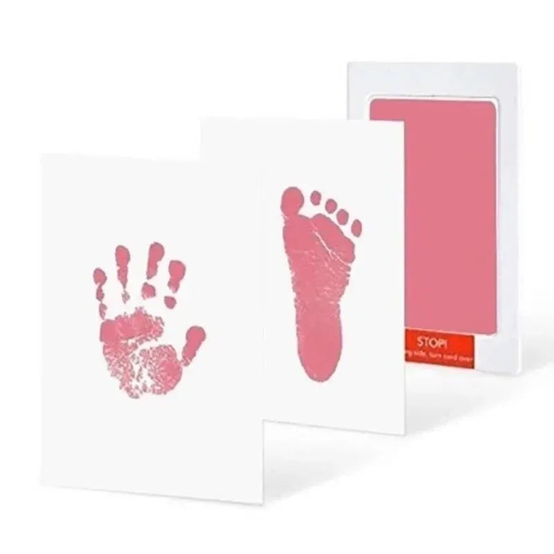 Baby Care Non-Toxic Baby Handprint Footprint Imprint Kit Baby Souvenirs Newborn Footprint Ink Pad for Newborn Baby Gifts