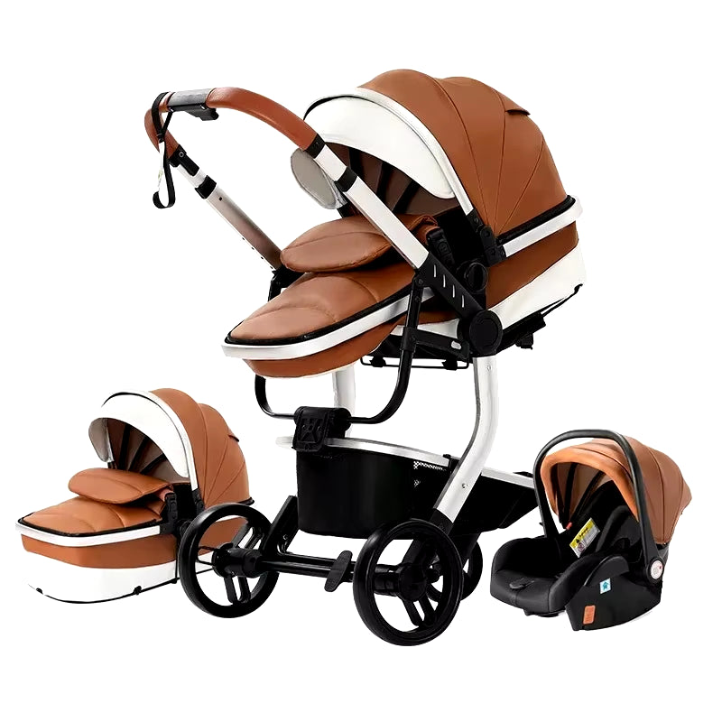 Toddler Stroller 3 in 1 Stroller Pram Strollers Baby Carseat Stroller Newborn Stroller Best Stroller High Landscape Mother Kids