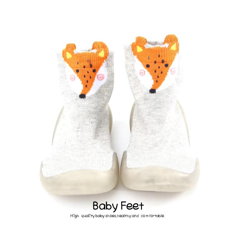 Baby Socks Shoes Infant Cute Cartoon Kids Boy Shoes Soft Rubber Sole Child Floor Sneaker Bebe Booties Toddler Girls First Walker