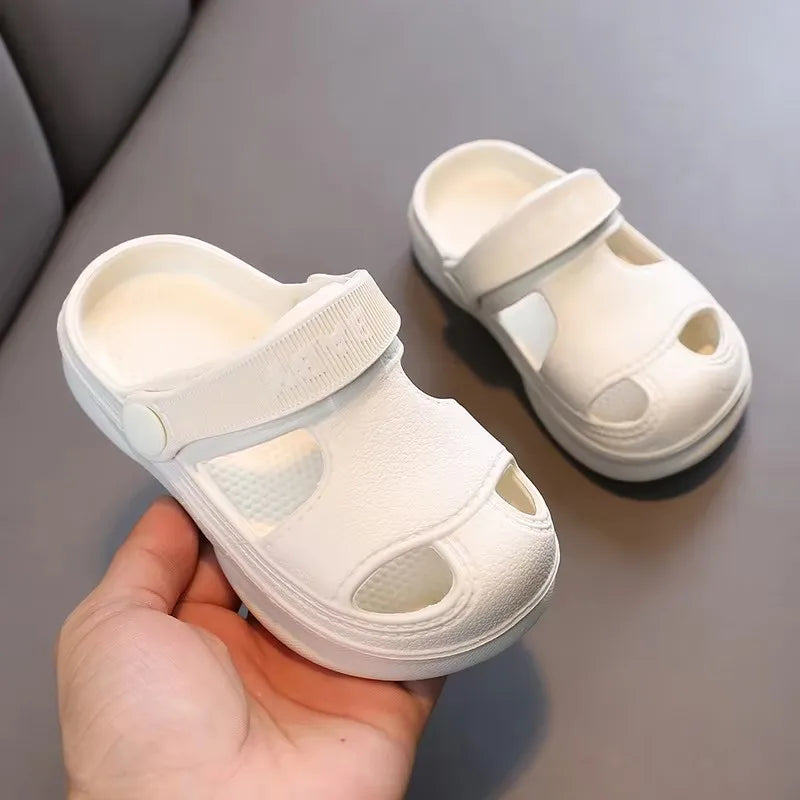 Summer New Baby Hole Shoes 2021 Children Nice Non -Slip Soft Floor Old Boys Girl Beach Sandals 1 -5 Years