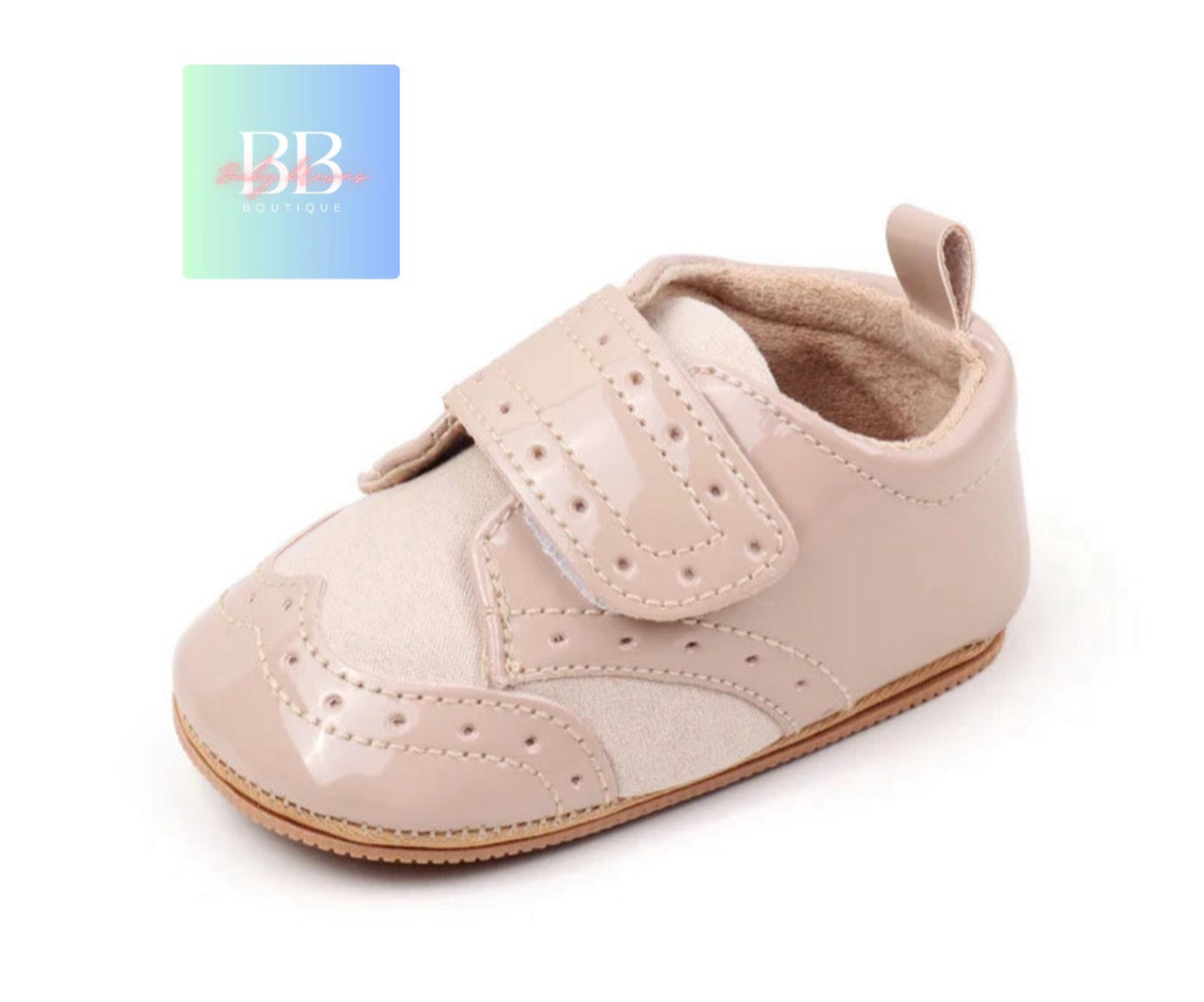 Baby/Toddler Shoes, Soft Anti-Slip Sole with Velcro Strap. 3 colours 0-18M.