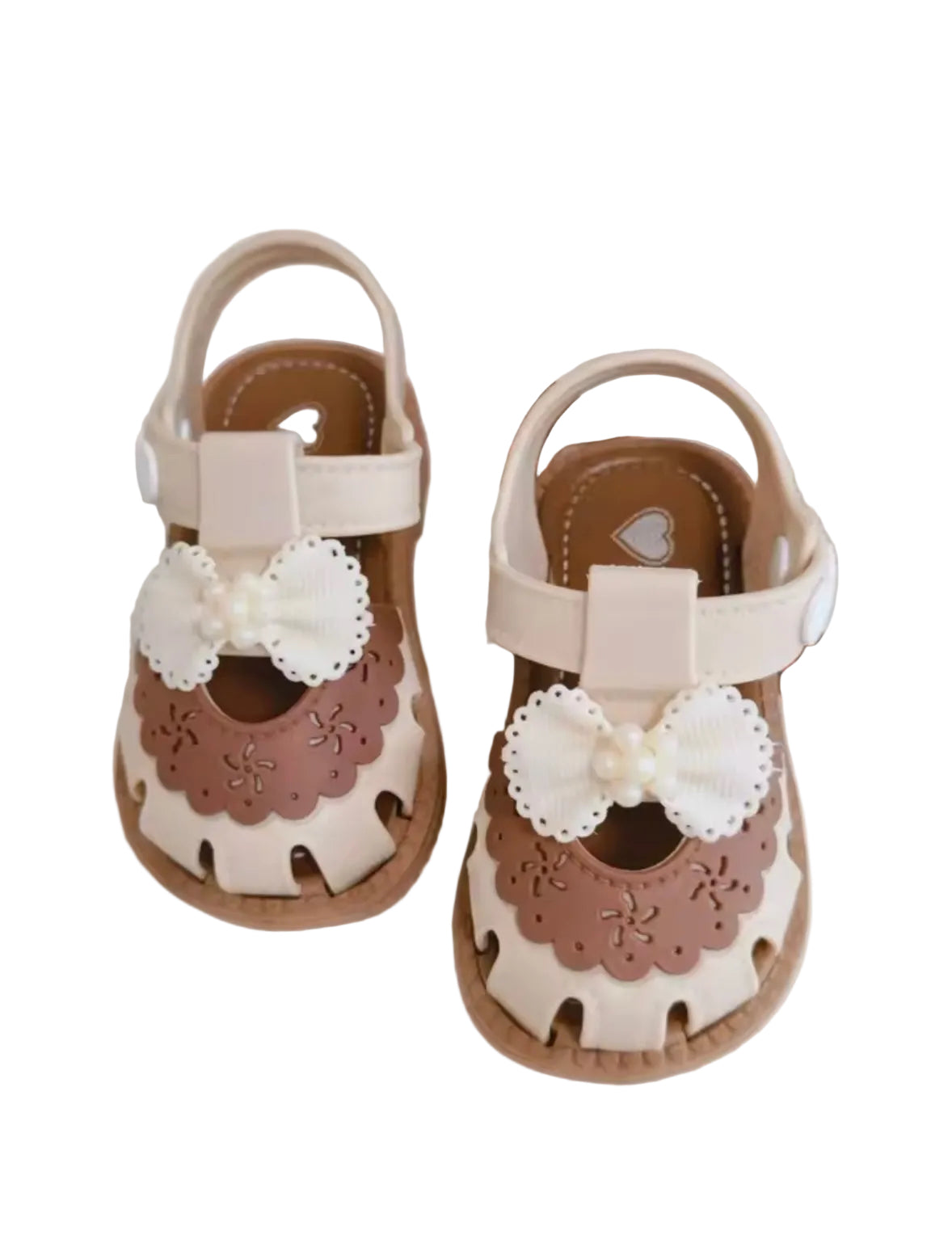 Baby Toddler Anti-Slip Bow Strap Sandals. 2 Colours EU16-25