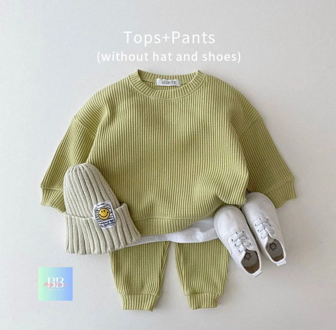 Baby/Toddler Casual Long Sleeve Sweatshirt & Pants Set. 7 Colours, 6M-3Y.