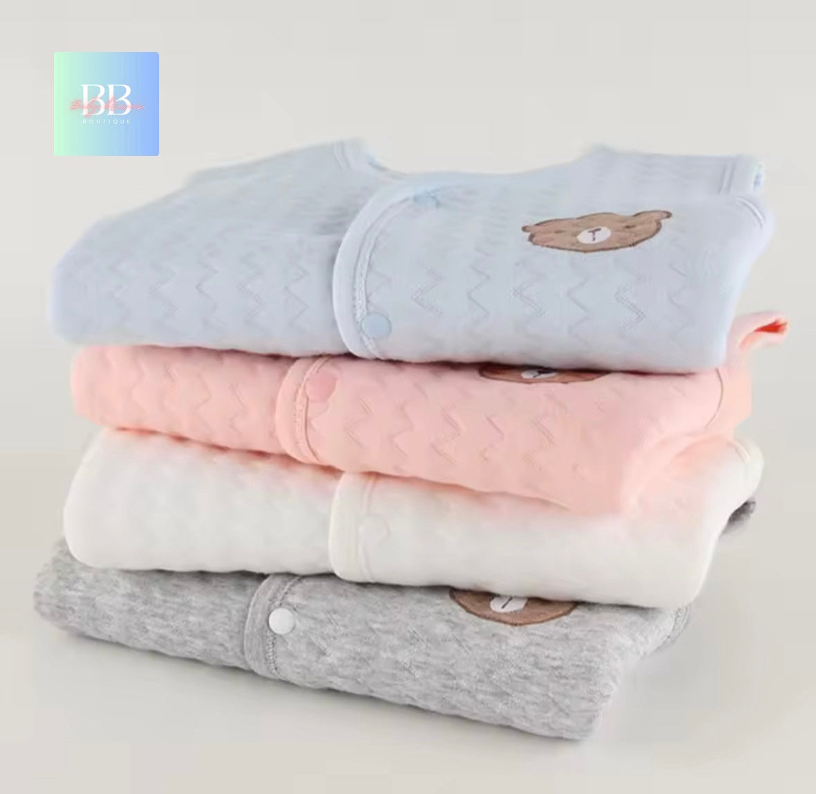 Baby/Toddler cute soft cotton waistcoat/body warmers. 4 colours, 3-24moths.