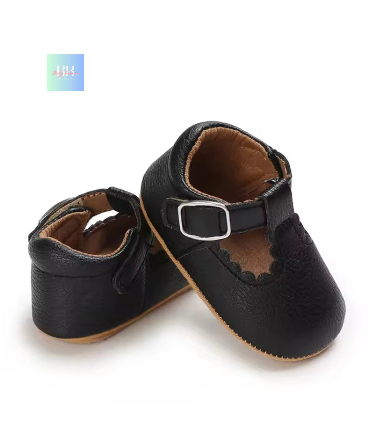 Soft Leather Baby Shoes with Buckle Strap. 7 colours, 0-18M