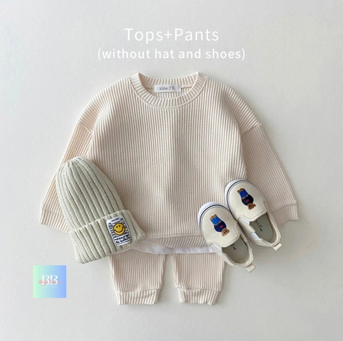 Baby/Toddler Casual Long Sleeve Sweatshirt & Pants Set. 7 Colours, 6M-3Y.
