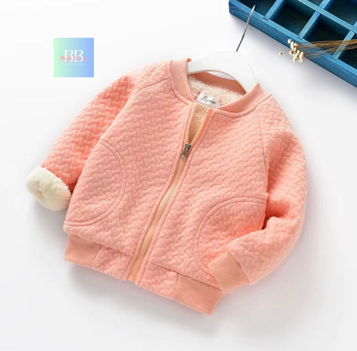 Kids Outerwear, Cute Fleece Winter Warm Casual Jacket. 3M-5Y Boy/Girl 3 Colours