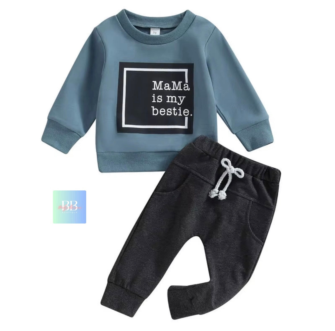 Baby/Toddler Casual Sweatshirt & Pants. 3 colours, 3M-3Y.
