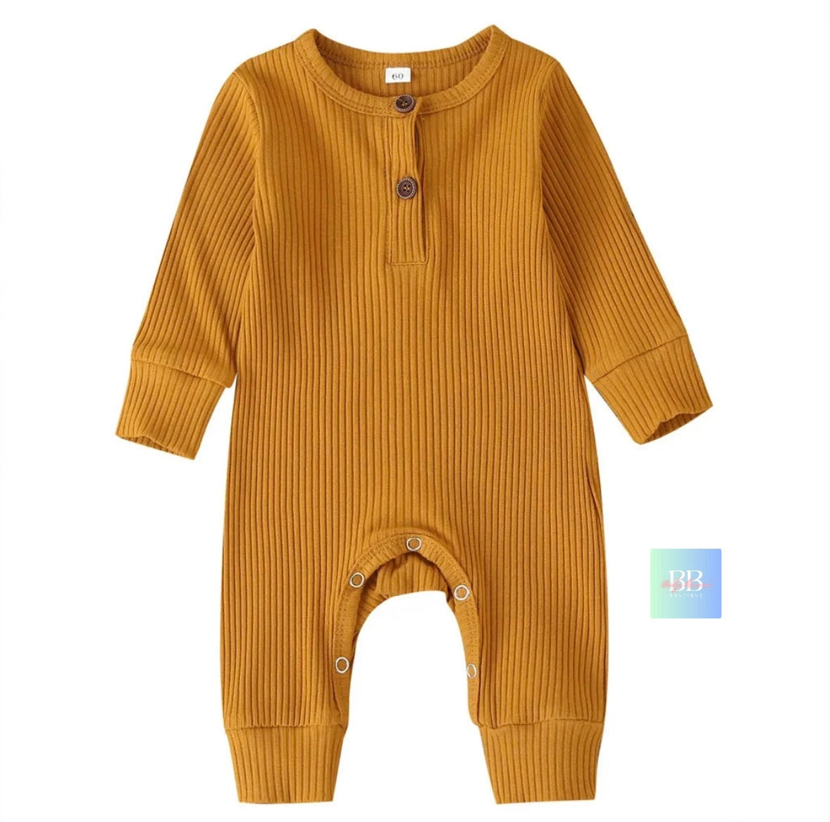 Baby/Toddler Cotton Long Sleeve Romper Playsuit. 7 Colours, 0-18M