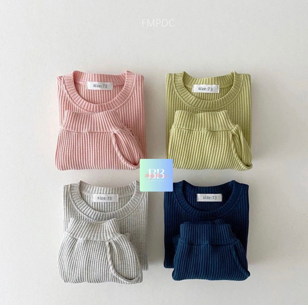 Baby/Toddler Casual Long Sleeve Sweatshirt & Pants Set. 7 Colours, 6M-3Y.