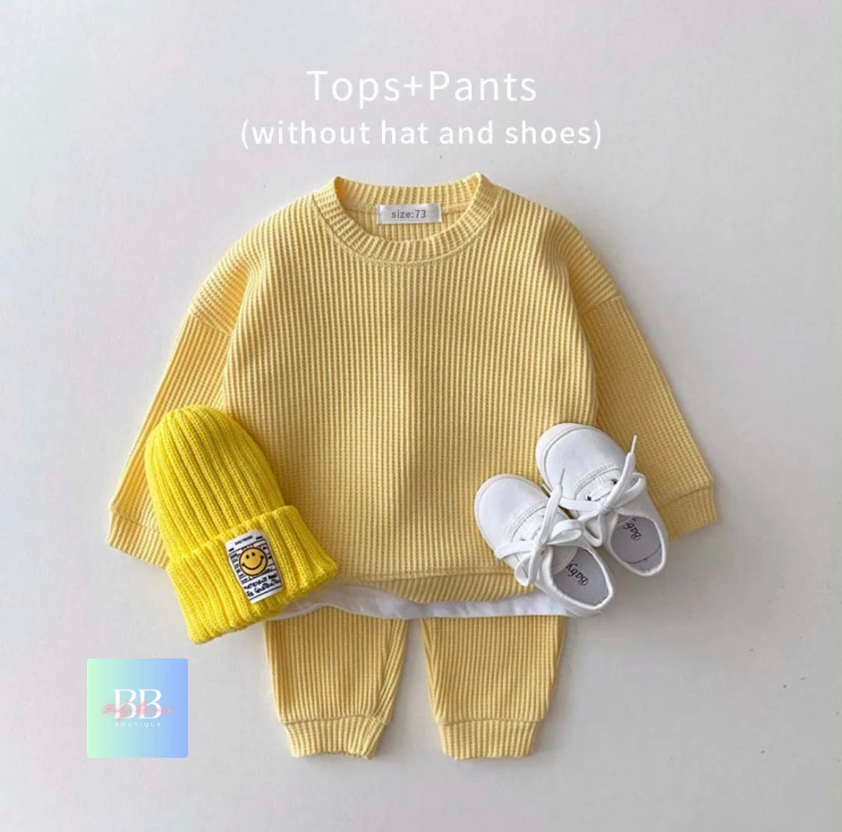 Baby/Toddler Casual Long Sleeve Sweatshirt & Pants Set. 7 Colours, 6M-3Y.