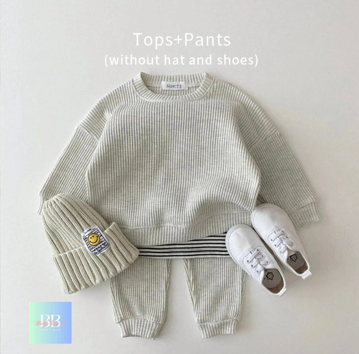 Baby/Toddler Casual Long Sleeve Sweatshirt & Pants Set. 7 Colours, 6M-3Y.