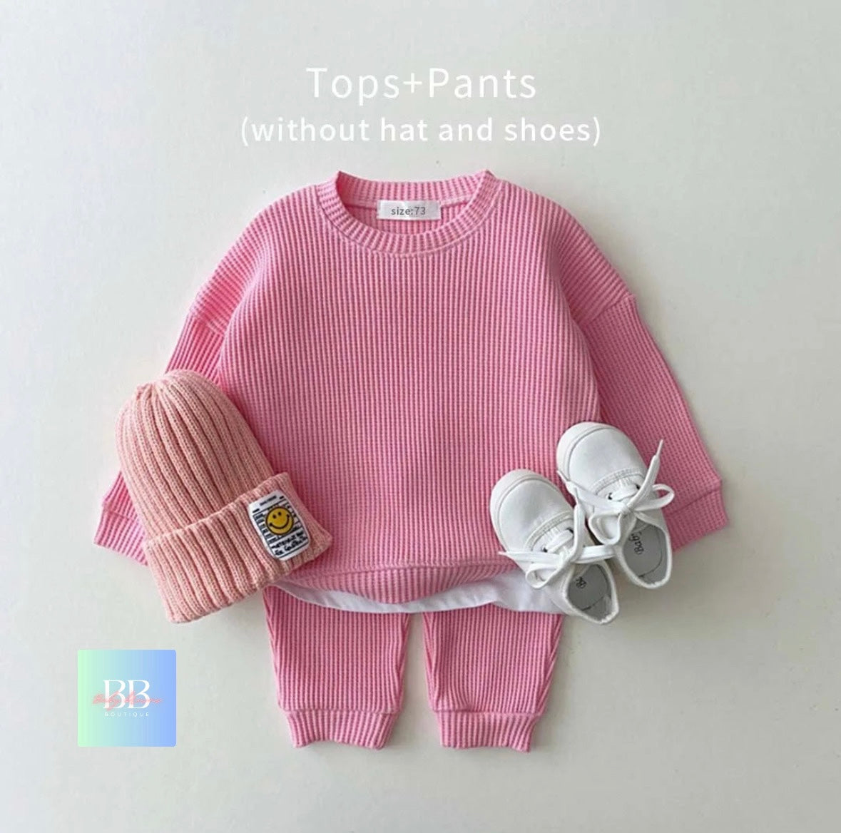 Baby/Toddler Casual Long Sleeve Sweatshirt & Pants Set. 7 Colours, 6M-3Y.