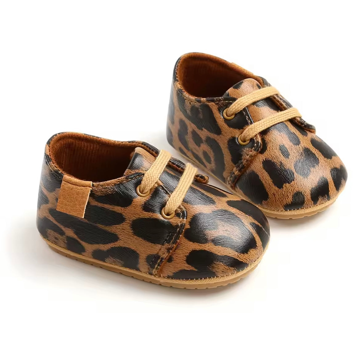 Baby Toddler Unisex Soft Leather Rubber Sole Shoes. 6 Colours 0-18M