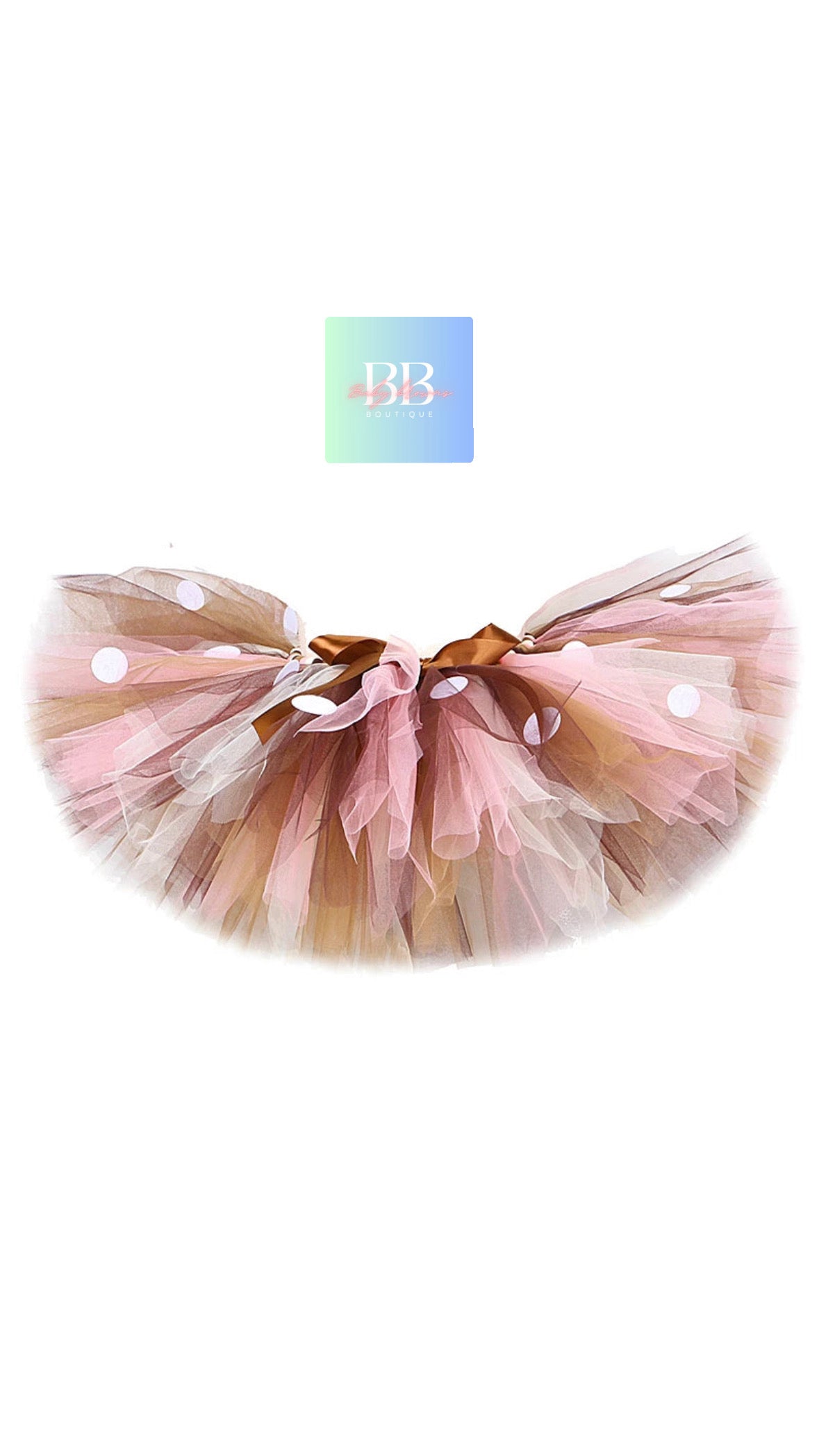 Kids Mesh Tutu with Matching Reindeer Ears Headband. 3M-14Y