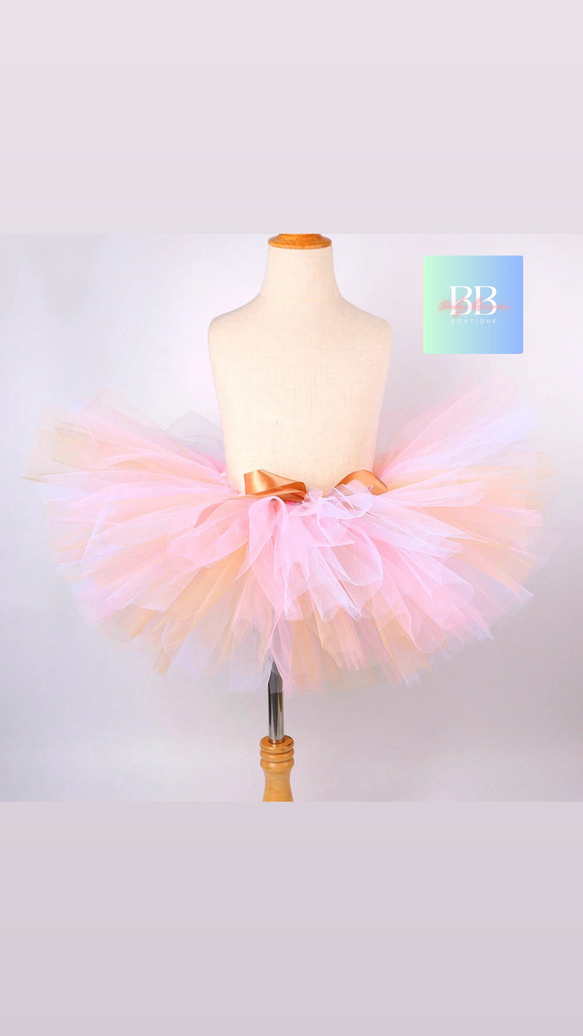 Kids Mesh Tutu with Matching Bunny Ears Headband. 3M-14Y