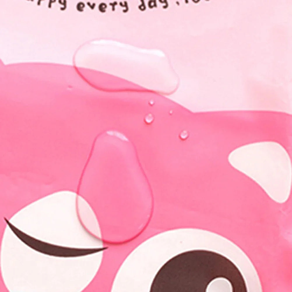 Cute Cartoon Children Apron Sleeves Chef Hat Pocket Set Kid Craft Art Kitchen Cooking Chef Suit Drink Food Baking Apron for 3-8Y