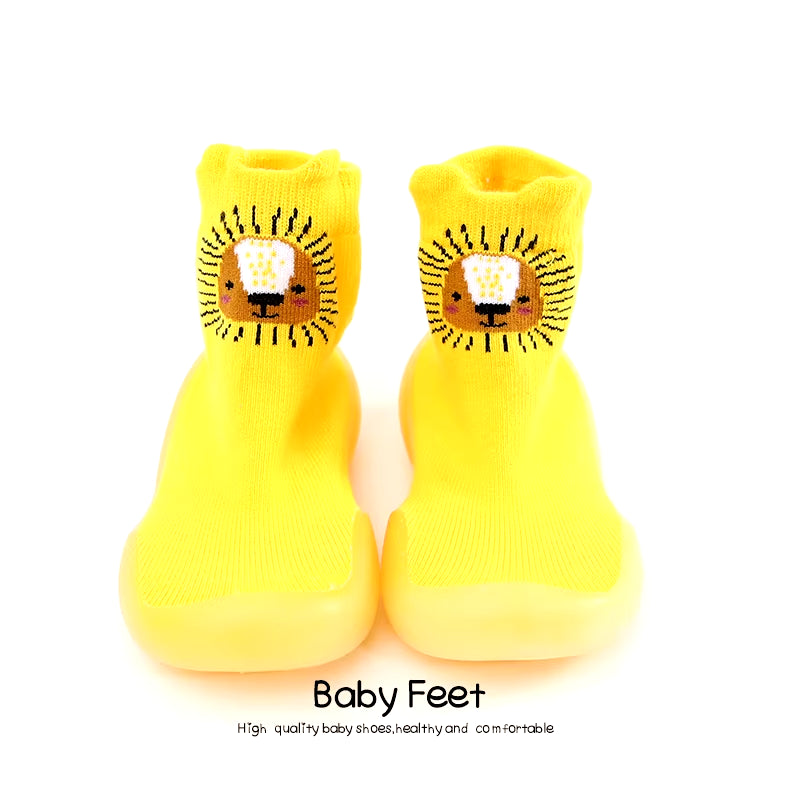Baby Socks Shoes Infant Cute Cartoon Kids Boy Shoes Soft Rubber Sole Child Floor Sneaker Bebe Booties Toddler Girls First Walker