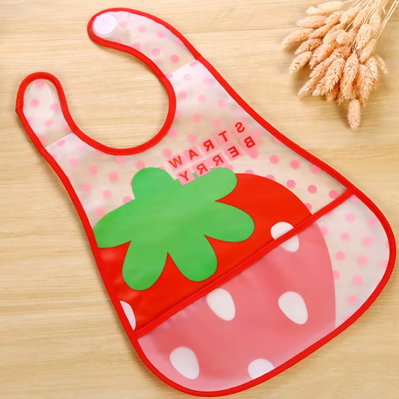 3 Pcs/Lot Waterproof Baby Bibs for Infant Toddler Boys Girls Sleeveless Feeding Apron Cartoon Animals Child Kids Bib
