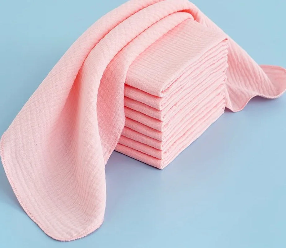 5Pcs/Lot 100% Cotton Baby Gauze Diapers for Newborn Baby Nappy Changing 45*43Cm Washable Soft Baby Towels