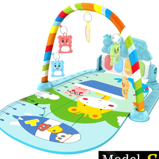 Baby Fitness Stand Music Play Gym Activity Toys Newborn Piano Crawling Blanket Pedal Game Pad Early Education 0-36 Months Gifts