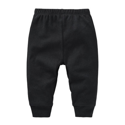 100% Cotton Baby Pants Blank Baby Boy and Girls Legging Colors Kids Trousers Plain Newborn Clothing Muslin Clothes for 0-24M