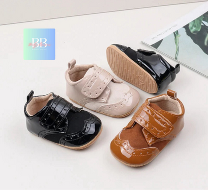 Baby/Toddler Shoes, Soft Anti-Slip Sole with Velcro Strap. 3 colours 0-18M.