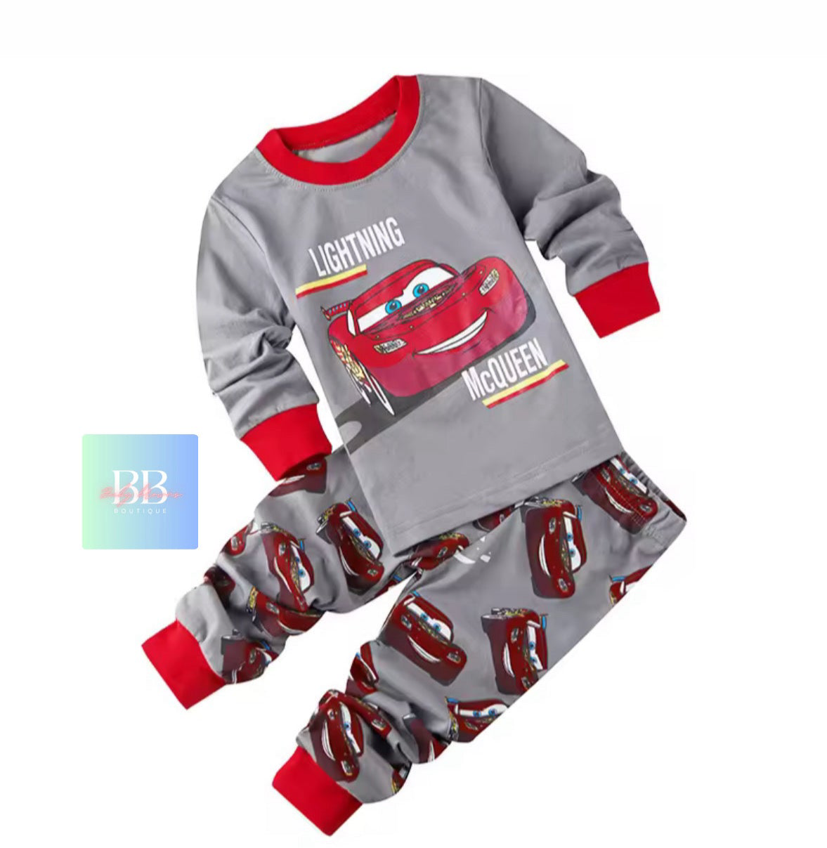 Kids, Boys Car Cartoon Character Pyjama Sets Sleepwear. 11 variants, 1-7Y.