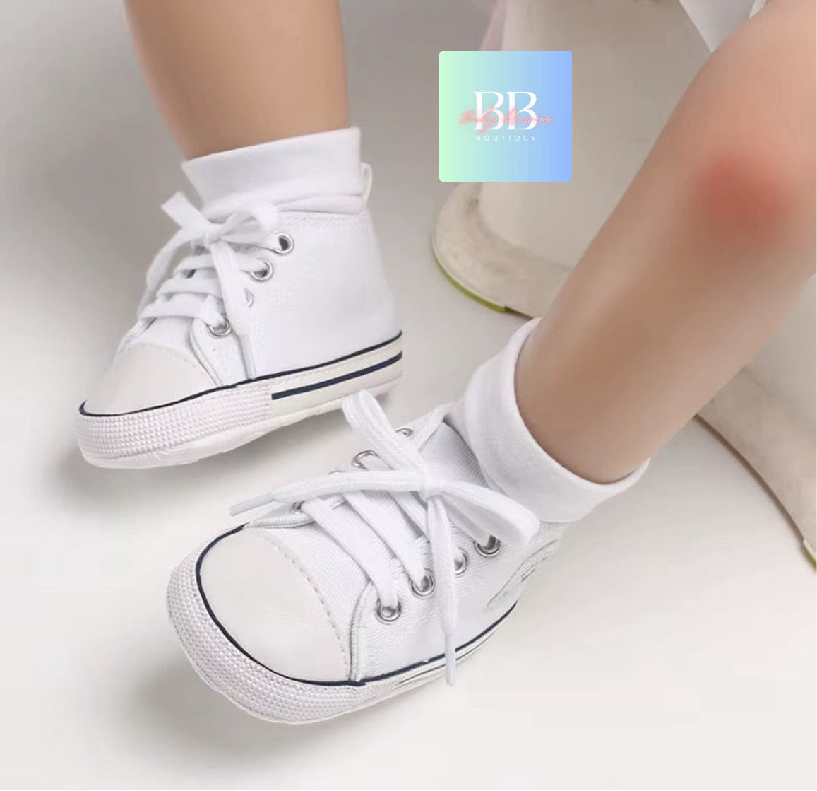 Baby/Toddler Classic Baseball Boots with Laces. 12 colours, 0-18M