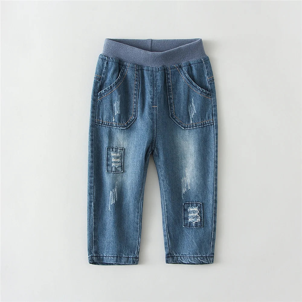 Baby Boy Denim Pants Children Casual Pants Infant Girls Jeans Toddler Trousers Fashion Kids Baby Clothes