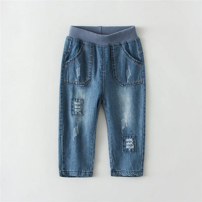 Baby Boy Denim Pants Children Casual Pants Infant Girls Jeans Toddler Trousers Fashion Kids Baby Clothes