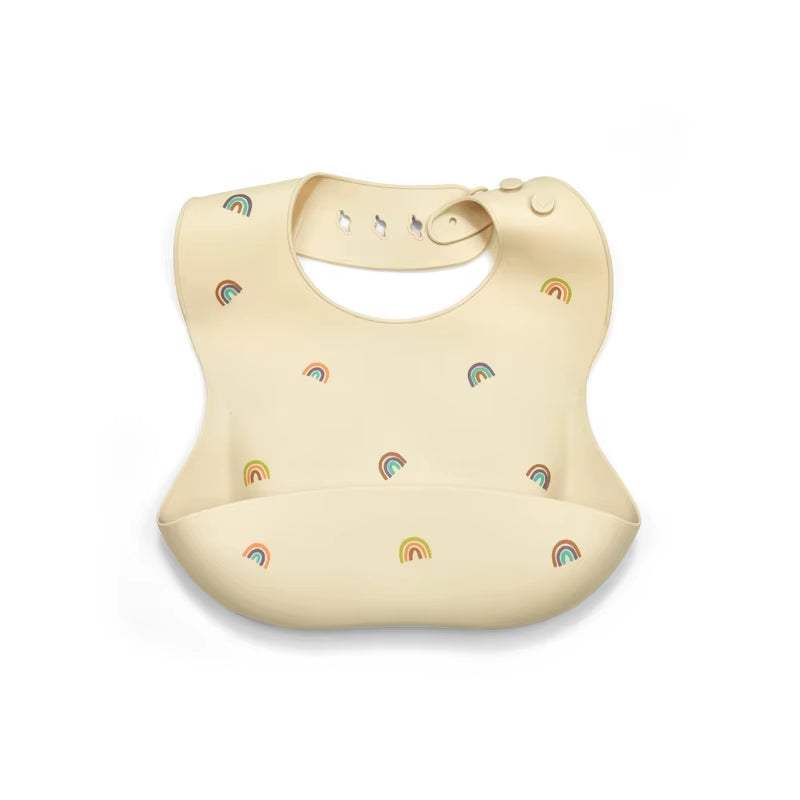 Silicone Bibs for Newborn Baby Feeding Tableware Waterproof Baby Bibs for Toddler Feedings Bibs Burp Cloths Bandana Baby Stuff