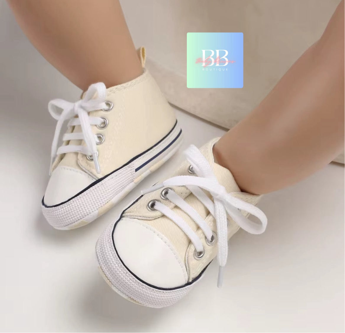 Baby/Toddler Classic Baseball Boots with Laces. 12 colours, 0-18M