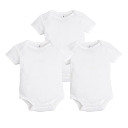 3 Pcs/Lot Baby Bodysuits Spring Summer Baby Girl Clothes Newborn Baby Clothing Set 100% Cotton Infant Boy Girl Pajamas Clothes