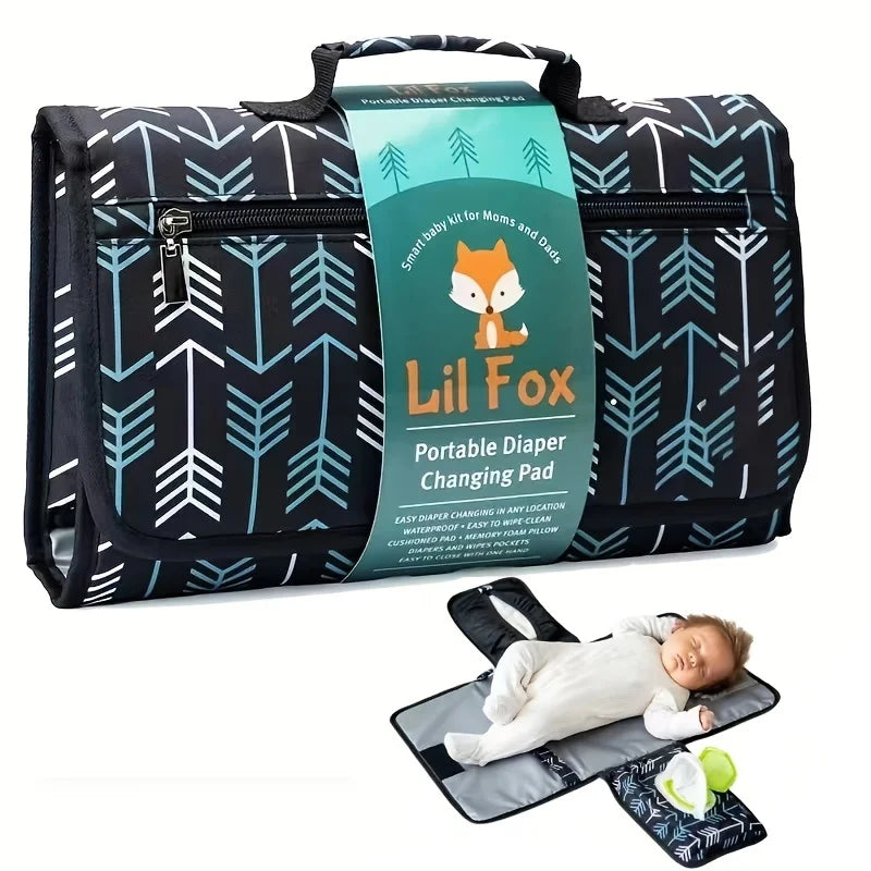 Baby Outdoor Foldable Changing Pad, Baby Travel Portable Diaper Pad, Newborn Mother and Baby Bag, Baby Diaper Changing Pad