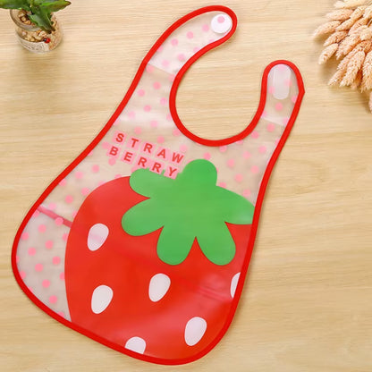 3 Pcs/Lot Waterproof Baby Bibs for Infant Toddler Boys Girls Sleeveless Feeding Apron Cartoon Animals Child Kids Bib
