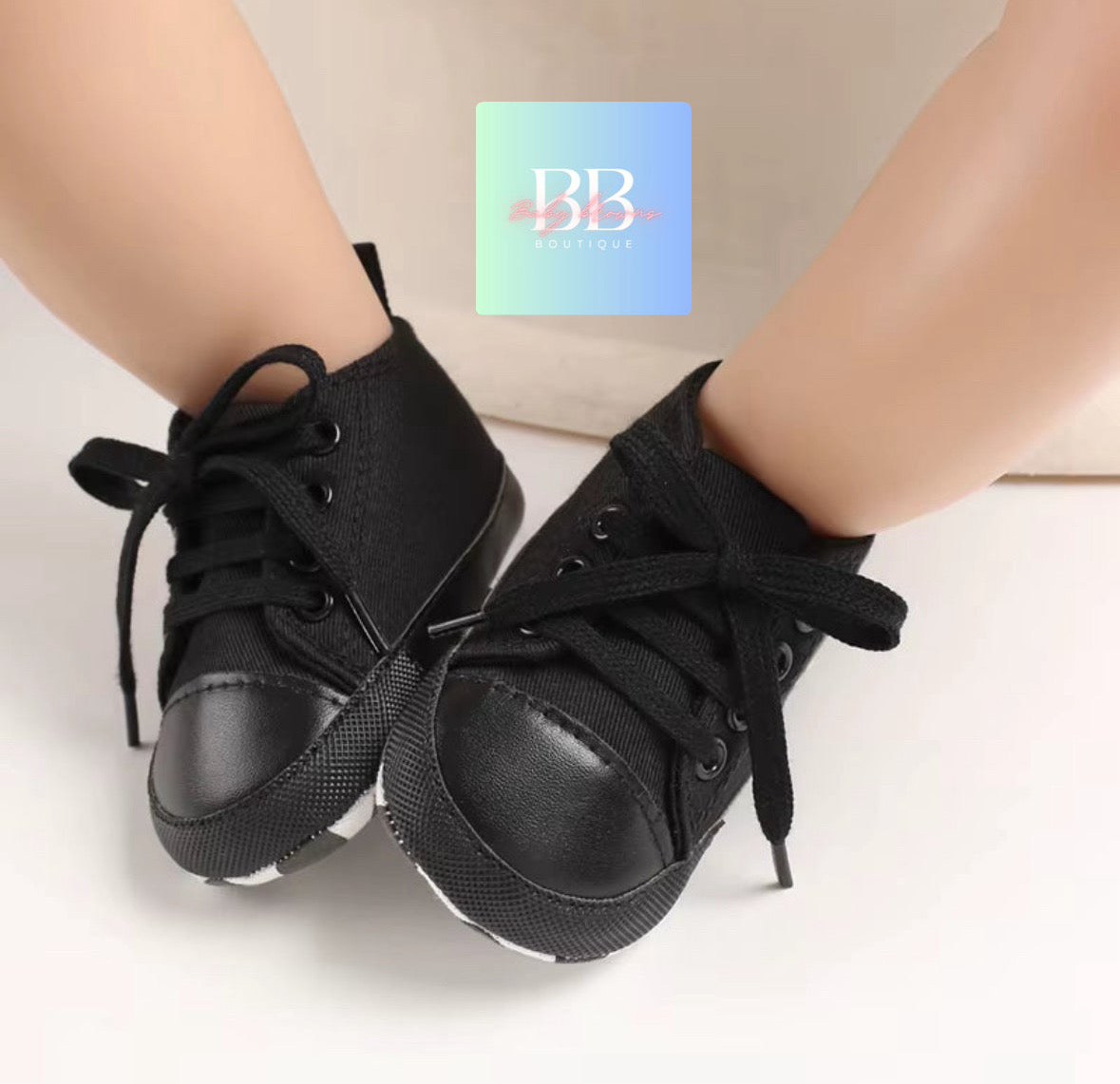 Baby/Toddler Classic Baseball Boots with Laces. 12 colours, 0-18M