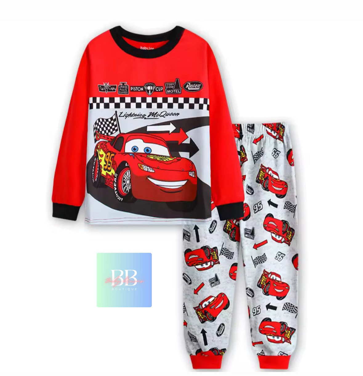 Kids, Boys Car Cartoon Character Pyjama Sets Sleepwear. 11 variants, 1-7Y.