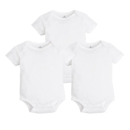 3 Pcs/Lot Baby Bodysuits Spring Summer Baby Girl Clothes Newborn Baby Clothing Set 100% Cotton Infant Boy Girl Pajamas Clothes