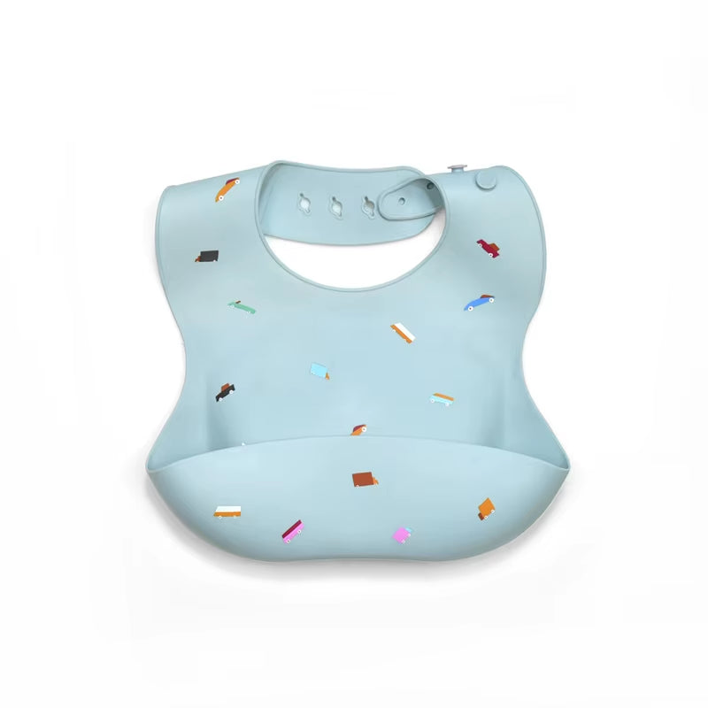 Silicone Bibs for Newborn Baby Feeding Tableware Waterproof Baby Bibs for Toddler Feedings Bibs Burp Cloths Bandana Baby Stuff