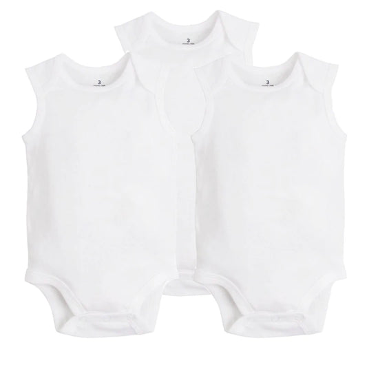 3 Pcs/Lot Baby Bodysuits Spring Summer Baby Girl Clothes Newborn Baby Clothing Set 100% Cotton Infant Boy Girl Pajamas Clothes