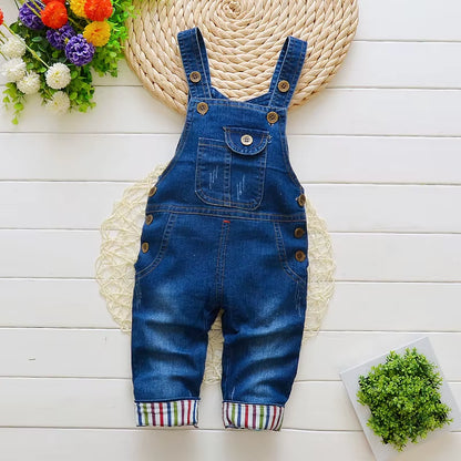 Kids Baby Clothes Clothes Jumper Boys Girls Dungarees Infant Playsuit Pants Denim Jeans Overalls Toddler Jumpsuits